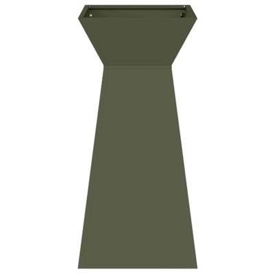 VidaXL Pilaar plantenbak olijfgroen 35 x 35 x 73 cm VidaXL Pilaar plantenbak olijfgroen 35 x 35 x 73 cm
