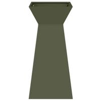 Pilaar Plantenbak 2 pcs Olijfgroen 35 x 35 x 73 cm Staal - thumbnail