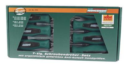 Brüder Mannesmann schroevendraaierset 7-delig 11115