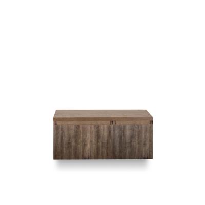 Frozen 3d Badmeubelset 100 cm - Greeplijst in kleur - Wastafel Onderkast - met Bovenblad Charleston