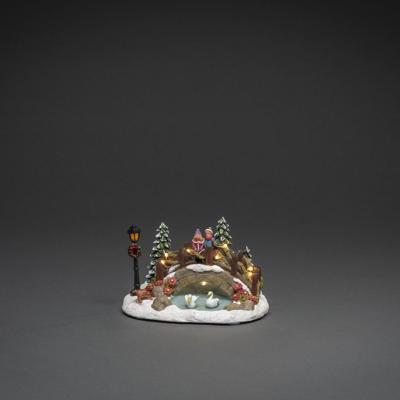 Konstsmide 4204-000 LED-decor Vijver met brug RGBW LED Bont Schakelaar