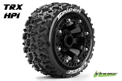 Louise ST-SPIDER Banden Set - Soft - 2.2" Velgen Zwart - Hex 12mm Louise ST-SPIDER Banden Set - Soft - 2.2" Velgen Zwart - Hex 12mm