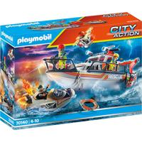 Playmobil 70140 Redding Op Zee: Brandbestrijdings Missie Met - thumbnail