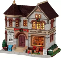 Village Library battery operated Led Kerst LEMAX - Lemax - thumbnail