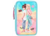 Top Model etui Nice meisjes 20,5 x 13 x 7,5 cm polyester blauw - thumbnail