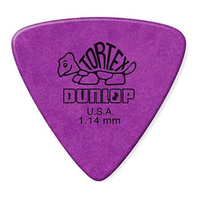 Dunlop 431R114 Tortex Triangle 1.14mm plectrum paars Dunlop 431R114 Tortex Triangle 1.14mm plectrum paars