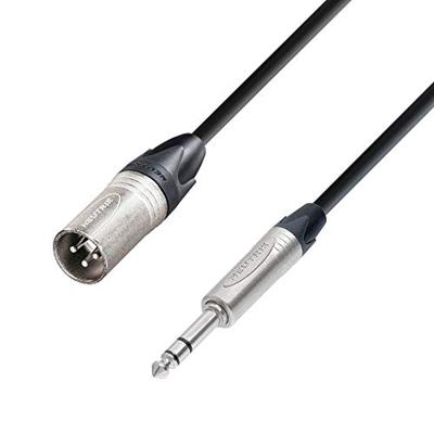 Adam Hall 5 Star BMV 0500 verloopkabel XLR male naar Jack TRS 5,0 m
