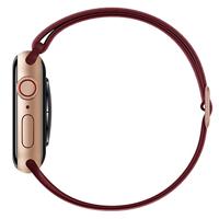 Elastische Solo Loop bandje - Wijnrood - Geschikt voor Apple Watch 44mm / 45mm / 46mm / 49mm - thumbnail