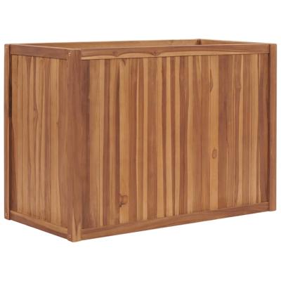 Plantenbak verhoogd 100x50x70 cm massief teakhout Plantenbak verhoogd 100x50x70 cm massief teakhout