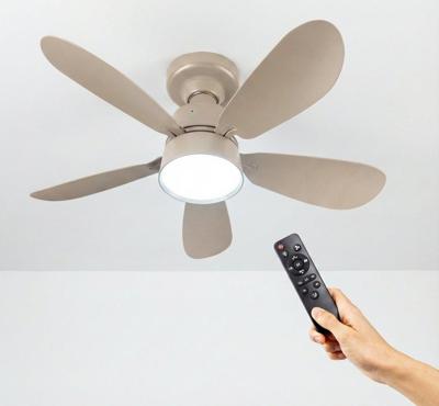 LED's Light Plafondventilator met lamp Taupe 25W 2600lm 2200K/6500K