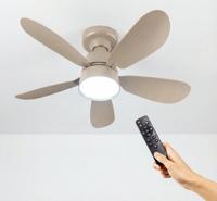 LED's Light Plafondventilator met lamp Taupe 25W 2600lm 2200K/6500K - thumbnail