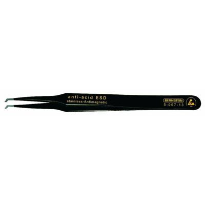 Bernstein Tools for Electronics 5-067-13 SMD-pincet 12 SA-ESD Plat, gebogen 45° 120 mm