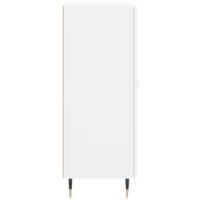 Dressoir 69,5x34x90 cm bewerkt hout wit - thumbnail