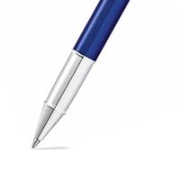 Sheaffer SF-E1933951 Rollerball 100 M Glossy Blue Lacquer Chrome Plated - thumbnail