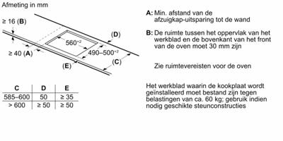 Bosch PVQ61CHB1E Inductie kookplaat Zwart - thumbnail