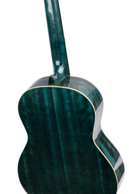 Ortega Family Series R121SNOC Full-Size Guitar Ocean Blue klassieke gitaar met gigbag