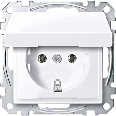 Merten MEG2311-0325 Wandcontactdoos System M Wit 1 stuk(s) Merten MEG2311-0325 Wandcontactdoos System M Wit 1 stuk(s)