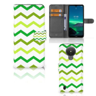 Nokia 1.4 | Telefoon Hoesje | Zigzag Groen