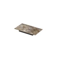 INK Post Wastafel keramische slab envelop bak zonder kraangat 80x45x1 Earth glossy - thumbnail
