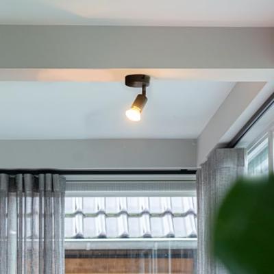 QAZQA Moderne spot zwart kantelbaar - Jeany