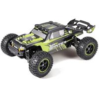 Blackzon Groen Brushed 1:12 RC auto Elektro Monstertruck 4WD 2,4 GHz Incl. accu en lader, Met lichteffect - thumbnail