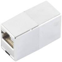 Shiverpeaks Telefoon (analoog) Adapter [1x RJ45-stekker 8p8c - 1x RJ45-stekker 8p8c] Zilver - thumbnail