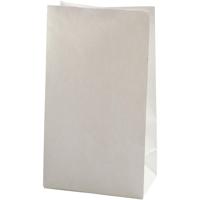 Creativ Company Papieren zakken, h: 27 cm, afm 9x15 cm, 46 gr, wit, 100 stuk/ 1 doos - thumbnail