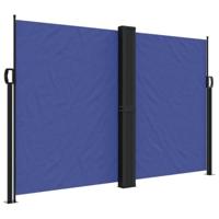 VidaXL Windscherm uittrekbaar 160x1200 cm zwart - thumbnail
