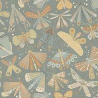 Dutch Wallcoverings Langtan - Flyga Grey - Grijs - thumbnail