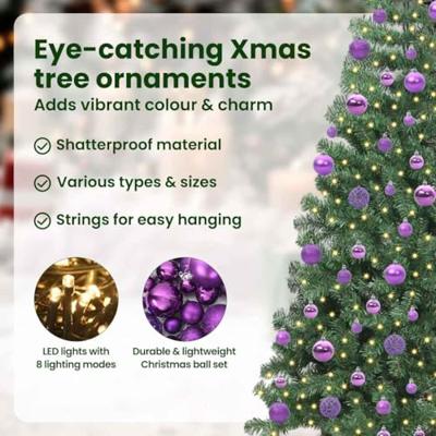 VidaXL Kerstboom met 300 led met standaard groen 240 cm pvc
