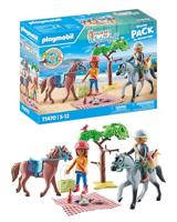 PLAYMOBIL Horses of Waterfall Starter Pack paardrijden naar het strand met Amelia en Ben 71470 - thumbnail
