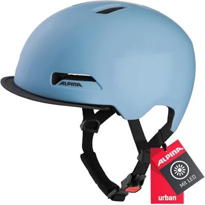 Alpina sports urban helm brooklyn 52-57 mat blauw