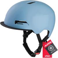 Alpina sports urban helm brooklyn 52-57 mat blauw - thumbnail
