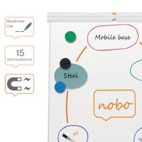 Nobo Premium Plus flipover, ft 70 x 100 cm, uit staal, magnetisch, mobiel - thumbnail