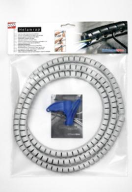 HellermannTyton HWPP-25MM-PP-GY-K1 Kabelslang 27 mm (max) Grijs 2 m HellermannTyton HWPP-25MM-PP-GY-K1 Kabelslang 27 mm (max) Grijs 2 m