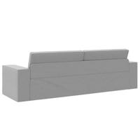 Vloersofa Bed Wolken grijs 245 x 78 x 77 cm Stof - thumbnail