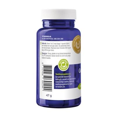 Vitakruid Geheugenformule oa Bacopa monnieri Citicoline OPC 60 Vegetarische capsules