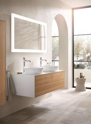 Duravit White tulip opzetwastafel 43x43cm Keramiek Rond Glans Wit 2362430079 - thumbnail