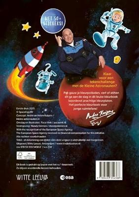 Witte Leeuw Kleurboek-de kleine astronauten