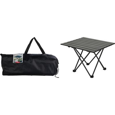 Campingtafel metaal zwart 56x40x46cm