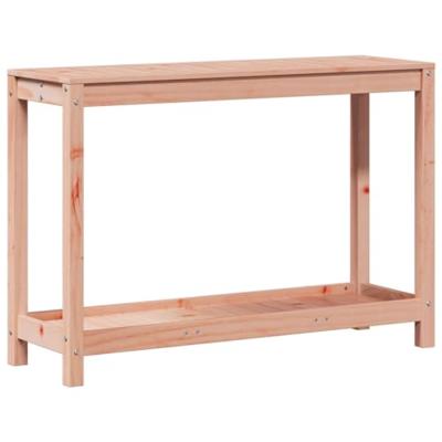 VidaXL Oppottafel met schap 108x35x75 cm massief douglashout