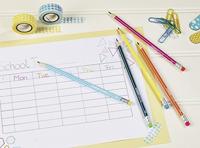 Potlood STABILO grafiet 160 HB met gumtop assorti blister à 6 stuks - thumbnail