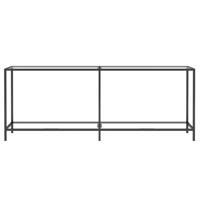Wandtafel 200x35x75,5 cm gehard glas transparant - thumbnail
