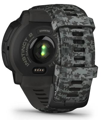Garmin Instinct 2, Camo-Edition, Rugged Outdoor Watch with GPS, Built for All Elements, Multi-GNSS Support, Tracback Routing and More, Graphite camo