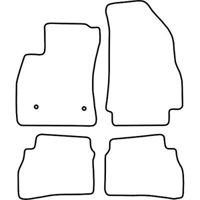 Automatten passend voor Opel Combo Tour vanaf 2012 TMOP542