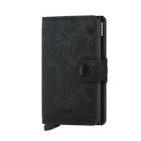 Secrid Mini Wallet Portemonnee Paisley Black - thumbnail