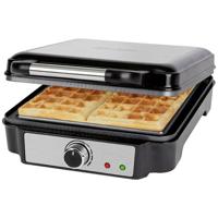 Profi Cook PC-WA 1241 Wafelijzer Oververhittingsbeveiliging, Controlelampje, Anti-aanbaklaag, Traploze temperatuurregeling Zwart - thumbnail