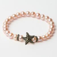 Lancaster JLA-BR-STAR-3-PU 16 mm Dames armband - thumbnail