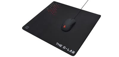 HET G-LAB gamingmuiskussen L 450x400x4mm met antisliprubber