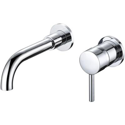 Wastafelkraan - Leoni - Inbouw - met Inbouwdeel - Waterbesparend - Chroom